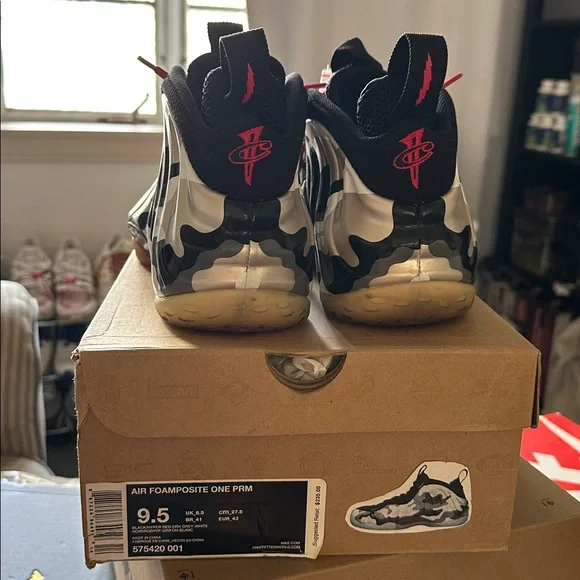 Nike Foamposite One Premium Fighter Jet Basketball Sneakers  display picture 3